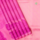 Pale Pink With Purple Pink Contemporary Rangoli Design And Self Colour With Art Effect Peacock Design Weaved Border Trendy Designer Silk Saree 