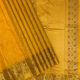 Orangish Yellow With Gold Zari Grand Floral Creeper Cross Design And Self Colour With Gold Zari And Silk Thread Pythonic Design Border Exclusive Grand Silk Saree