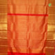 Rani Red With Gold Zari By Zari Self Design Cross Lines Weaved Self Colour With Gold Zari Mayilkan Border Grand Tissue Silk Saree