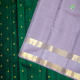 Bottle Green Colour With Gold Zari Small Rudraksham Butta Motifs And Onion Pink Colour With Gold Zari Two Line Border Pure Traditional Silk Saree
