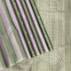 Sage Green with Lavender Tricolor Design Silver neem Zari Flower with Leaf Lines Borderless Multi Colour Soft Silk Saree