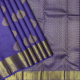 Lavender With Gold Zari Small Checked Window panel With Double Peacock Big Butta Motifs And Self Colour With Peacock And Bavanji Border Traditional Silk Saree