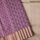 Purple Colour With Silk Thread Thilagam Butta Motifs And Purple Pink Silver Gold Zari Floral Design Border Trendy Designer Silk Saree