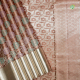 Magenta Copper With Silver Zari Leaves And Multi Colour Rose Design With Self Colour And Silver Zari Border Exclusive Grand Bridal Tissue Silk Saree