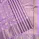 Lilac Lavender With Gold And Silver Zari With Multi Colour Silk Thread Grand Floral Full Body Design And Self Colour With Gold Zari Elephant Ambari And grand Floral Design Exclusive Grand Bridal Silk Saree