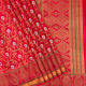 Chilly Red With Gold Zari And Silver Zari Grand Floral Design And Self Colour With Gold Zari With Green Thread Meena Work Grand Border Exclusive Bridal Silk Saree
