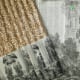 Khaki Colour With Silver Zari Leaves Stipes Design Weaved And Elephant Black With Silver Zari Treet View Fancy Design Border Trendy Designer Silk Saree