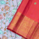 Lavender Colour With Multicolor Contemporary Floral Digital Print With Brick Orange With Golden Zari Floral Embossed Border Pure Digital Printed Silk Saree