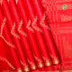 Brick Red With Gold Zari Fancy Design With Self Colour Gold Zari Edge Border Soft Silk Saree