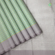 Eliche Green With Sky Blue And Silver Zari Small Checked Design And Lavender Plain Edge Border Traditional Silk Saree 