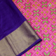 Light Pink Colour With Multi Colour Pochampalli Printed And Navy Blue With Gold Zari Mayilkan Border Ikkat Silk Saree