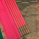 Full Body Single Colour With Copper Zari Thilagam Design And Contrast Colour With Copper Zari Multi Design Lines Border Fancy Saree