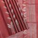 Magenta Red With Silver Zari Pigeon Butta Lines Design And Self Colour With Silver Zari Grouped Pigeon Buttas Border Soft Silk Saree 