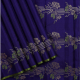Royal Blue Full Body Plain And Copper Silver Zari With Green Silk Thread Floral Creeper Pallu Design With Same Design Border Trendy Designer Silk Saree