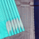 Rexona Green With Silver Zari Geometric Contemporary Design And Self Colour With Silver Zari Feather Butta Motifs Design Trendy Designer Silk Saree  