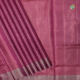 Rose Pink With Silver Zari Full Body Floral Design Tissue Weaved And Silver Zari Small Button Border Soft Silk Saree