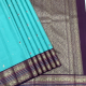 Rama Blue With Gold Zari With Silk Thread Meena Work Rose Butta And Rudraksham Butta Motifs Design Contrast Maroon Red With Vanasingaram Rettapet And Multi Lines Korvai Border Traditional Silk Saree