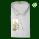 Pure Kanchi Silk Full Sleeve Shirts-White-36