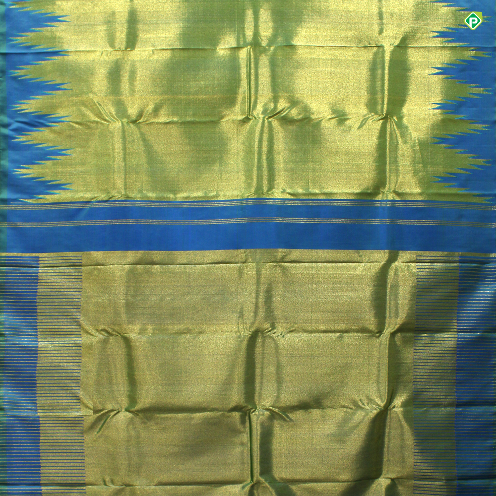 Peacock Green Woven Traditional Paithani Silk Saree – zarikaariindia.com