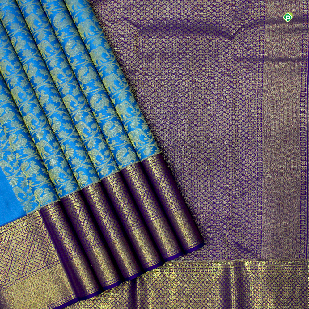 Blue Bridal Indian Designer Net Fabric Saree SRPBT20603 – ShreeFashionWear