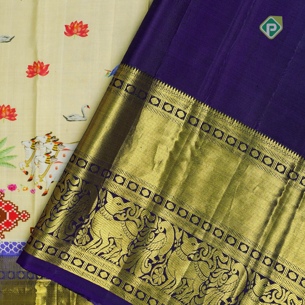 0225081 The creations of Master weavers Beautiful Pure Kanchipuram Sil –  www.soosi.co.in