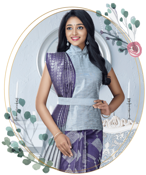 Pin by Sindhuratirumalasetty on halfsaree poses | Half saree lehenga, Half saree  designs, Wedding saree blouse designs